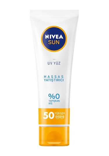 Nivea Sun Hassas Yatıştırıcı Güneş Koruyucu Yüz Kremi Spf 50 50 ML