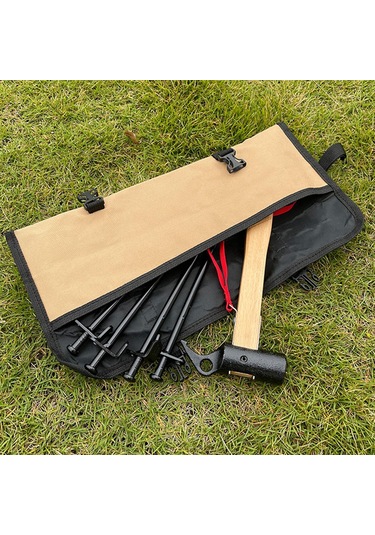 Suntek Çadır Kazıkları Saklama Çantası Zemin Çivisi Sırt Haki