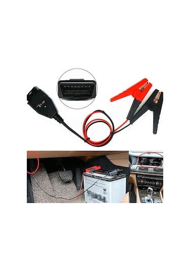 Suntek Yeni 12 V BT-30 Obdıı Ecu Bellek Akü Klips Kablosu