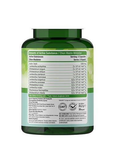 Nature's Supreme Probiotic 5b 30 Kapsül