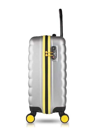 My Valice Colors Abs Küçük Kabin Boy Gri Valiz Gri