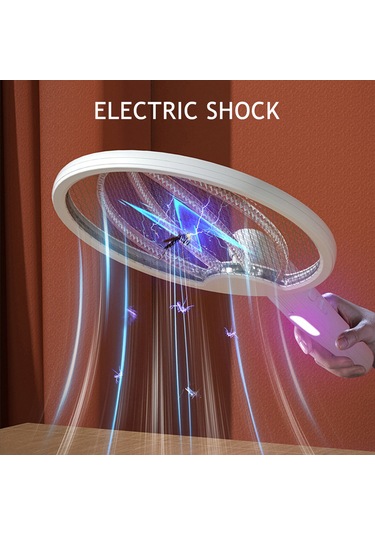 Hangfox Ev İçin Usb Şarjlı İki Fonksiyonlu Elektrikli Atkı+işıklı Kovucu, Uyumak, Dik Koymak, Duvara Asmak Mümkün, Güneş Desenli