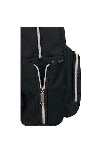 Stylo Duo Backpack for Mothers Bebek Bakım Çantası Siyah