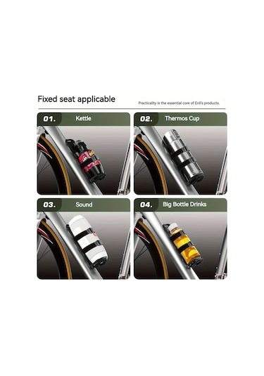 Willowhaven Road Bisiklet Çok Fonksiyonlu Ön Çatal Çantası Tpu Dağ Bisikleti Uzun Mesafe Seyahat Çantası Haki