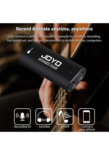 Ruicoo Joyo Taşınabilir Gitar Kayıt Arayüzü - Type-c Bağlantılı, Profesyonel Ses Kalitesi, Anında Kullanım