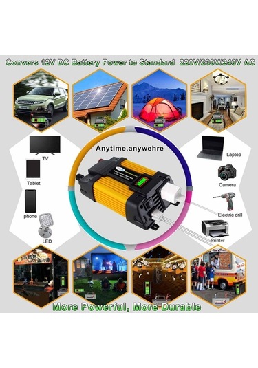 Dancemonkey Yüksek Güçlü 4000w Değiştirilmiş Sinüs Dalgası İnvertör