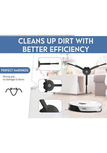 Leasetake Roborock S8 Pro Ultra Robot Süpürge Aksesuarları Ana Yan Fırça Hepa Filtre Paspas Bezi Toz Torbaları Yedek Parçalar