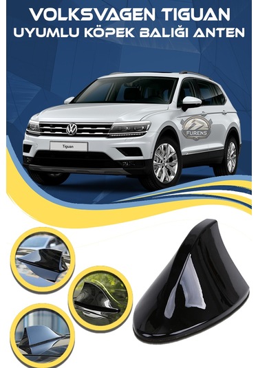 Volksvagen Tiguan Uyumlu Oto Balık Sırtı Anten Elektrikli Köpekbalığı Balina Tavan Anten