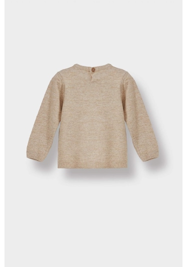 Defacto Erkek Bebek Bisiklet Yaka Kazak A5036a525aubg155 Bej