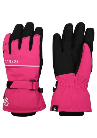 Dare2b Restart Waterproof Çocuk Kayak Eldiveni Pembe