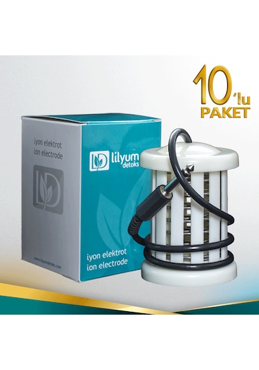 Lilyum İyon Elektrot Array Ayak Cihazı Beyaz 10'lu Paket