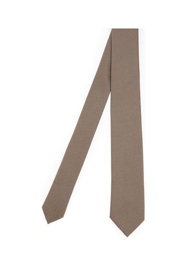 Pierre Cardin Erkek Vizon Kravat 50319305-575 Vizon