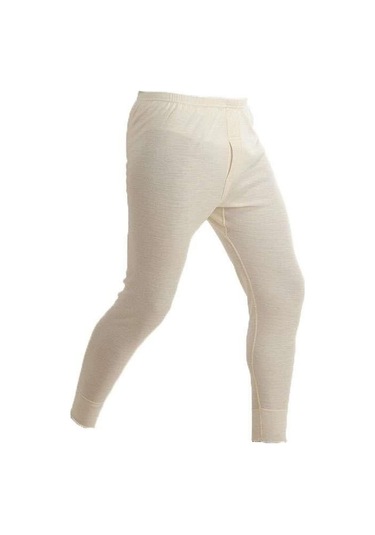 Hasyün Erkek Uzun Yün Don Uzun Yün Içlik Woolmark Sertifikalı Eko Krem