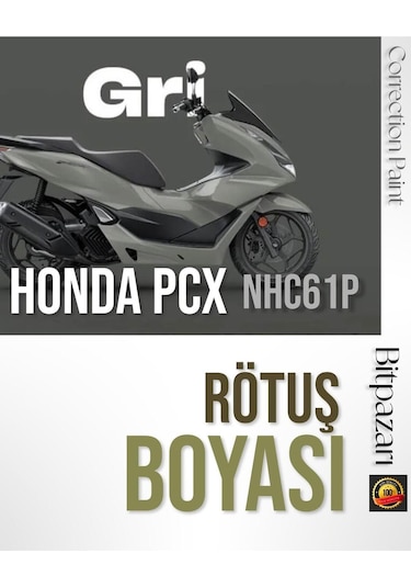 Kod- Sh125 Nhc61p - Honda Pcx Profesyonel Rötüş Boyası - Nardo Gri