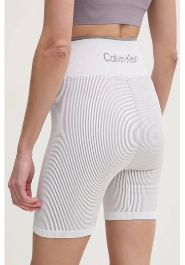 Calvin Klein Wo - Seamless Bike Short Beyaz