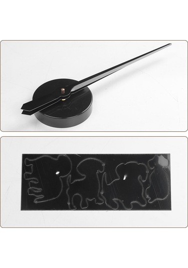 Kendin Yap Dachshund Duvar Sanatı Sosis Köpek Yavrusu Köpek Evcil Hayvan Aynalı Çerçevesiz Dev Duvar Saati Sausaby Diğer