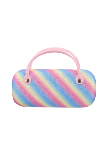 Gözlük Kılıfı Ayı Şekli Kumaş Gözlük Kılıfı Çocuk Gözlük Konteyneri Şeker Pembe