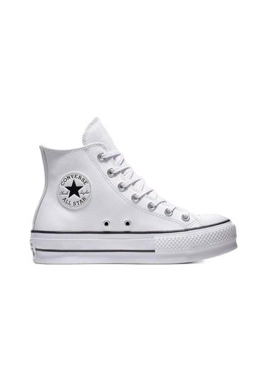Converse 561676 C Taylor All Star Leather Platform Beyaz Unisex Ayakkabı Beyaz