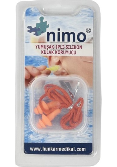 Nımo Kulak Tıkacı Silikon İpli Çam Tıpı