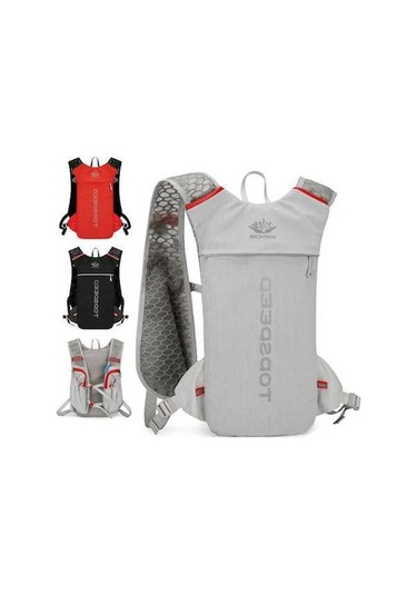 Dancemonkey Hafif Su İçme Sırt Çantası, Koşu Sırt Çantası, Siyah Siyah