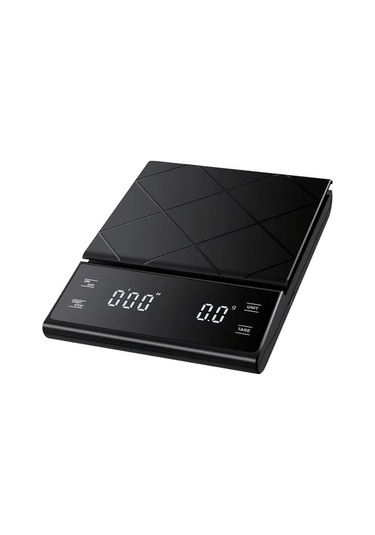 Fastbuy Wangxi Siyah Yüksek Hassasiyetli Kahve Terazisi - Ev Mutfağı İçin Espresso Ve French Press Fincanlar Uygun Siyah