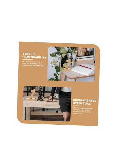 1 Set Ahşap Çapraz Dekoratif Merkez Parçası Haçlar Rustik Dekorasyon Ev Dekor