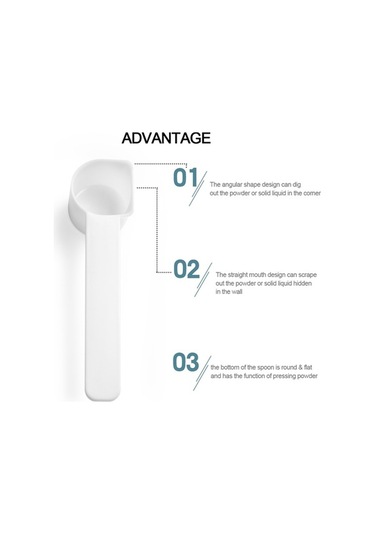 Fastbuy 30 Adet 8ml Bpa İçermeyen Gıda Sınıfı Plastik Kahve Tozu Kaşığı, Kolay Temizlenir, Profesyonel Tasarım Diğer