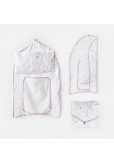 Kız Bebek Alt Açma Changing Mat Magical Butterfly Muslin