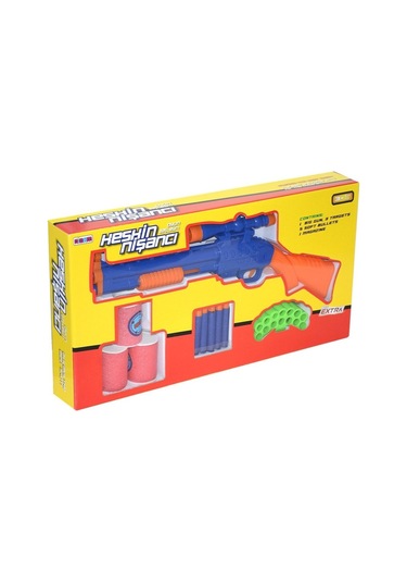 Oyuncak Keskin Nişancı Tüfeği Sünger Mermi Atan Tüfek Silah Seti