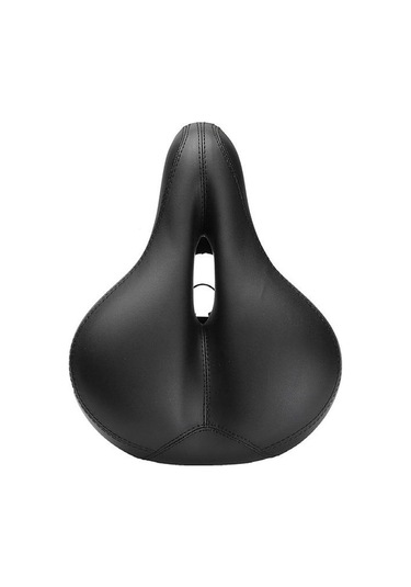 Bisiklet Yaylı Ve Silikon Sele Yumuşak Ve Rahat Bisiklet Koltuğu Siyah - Kırmızı - Beyaz