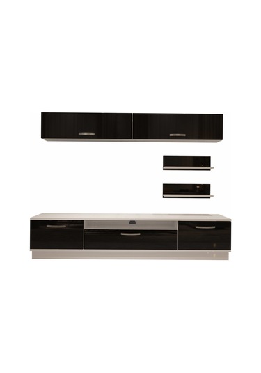 Decoraktiv Trendstyle 5 Slm Tv Ünitesi Tv Sehpası Beyaz - Siyah