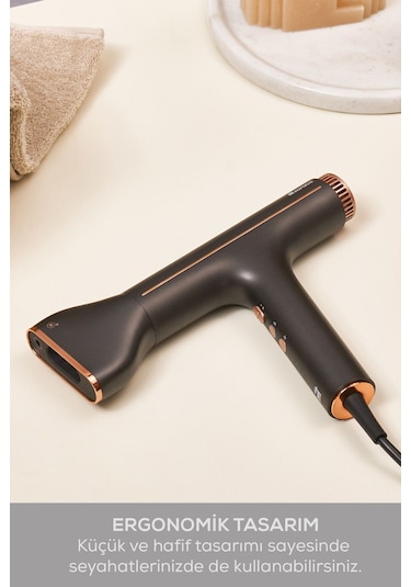 Karaca Hypersonic Saç Kurutma Makinesi D2 Negative ION Antrasit