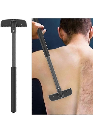 Sırt Tıraş Makinesi, Sırt Kılı Alma, Uzun Saplı Sırt Güzellik Aleti 29 Cm