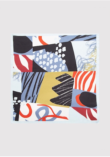 Mavi - Baskılı Bandana 1913769-22189 Mavi