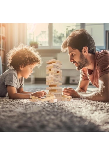 Famectıy 54 Parça Jenga Nesi Meşhur