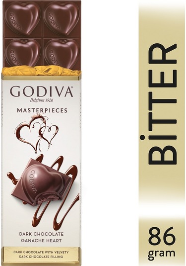 Godıva Bıt.ganaj.tablet.çık Kalp 86g X6 Adet