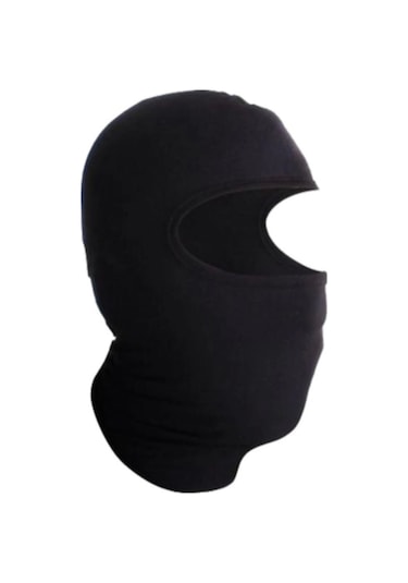 Maske Balaklava Ince 1360 Düz Siyah
