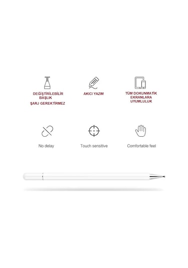 Dokunmatik Passive Stylus Kalem Tablet Telefon Bilgisayar Kalemi