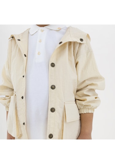 Erkek Çocuk Cepli Detaylı Yağmurluk 2411bk33001-4463 001