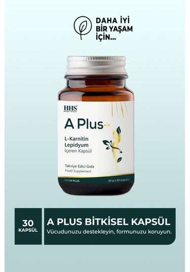 A Plus L-carnitine Lepidium Bitkisel Kapsül Aromasız