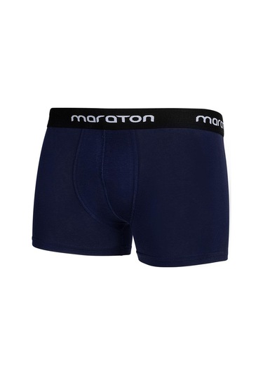 Maraton 2'li Erkek Açık Lacivert Boxer Açık Lacivert