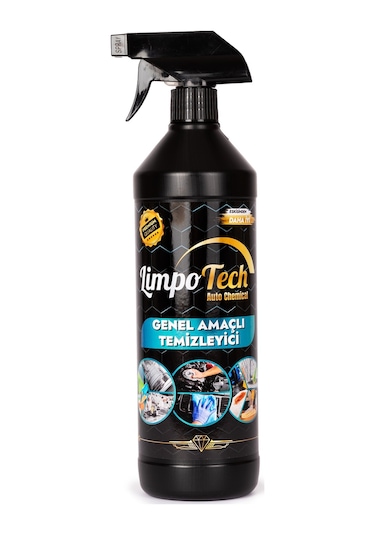 Genel Amaçlı Temizleyici, Ev Genel Yüzey Temizleyici, Oto Temizleyici, Çok Amaçlı Temizleyici 1lt
