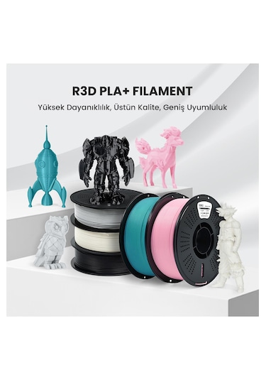 R3d Pla+ Filament Koyu Toprak 1.75mm 1kg Filament