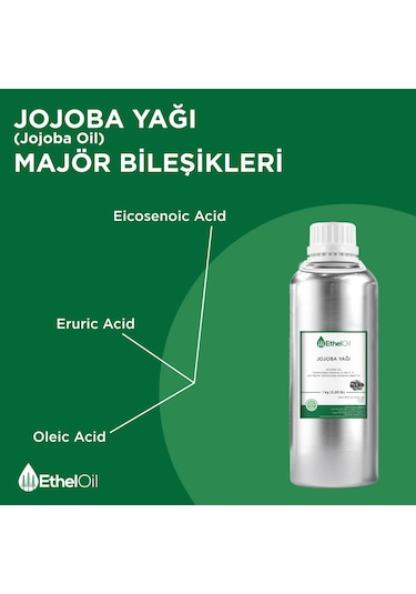 Etheloil Jojoba Sabit Yağı 1 KG