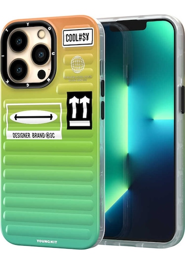 Youngkit iPhone Uyumlu 13 Pro Kılıf YoungKit The Secret Color Serisi Kapak ZORE-267434