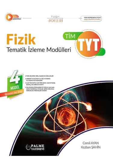 Palme Yayınevi Tyt Tim Joker Fizik Tematik İzleme Modülleri
