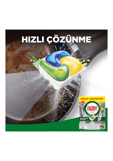 Fairy Platinum Limon Kokulu Bulaşık Makinesi Deterjanı 72 Tablet