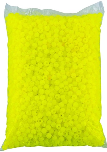 Yüzen Sazan Boncuğu - 10 Mm - 1kg - Neon Yeşili