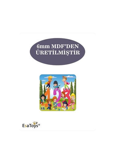 Ahşap Çocuk Puzzle 9 Parça-55