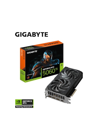 Gigabyte Geforce Rtx 5060tı Wındforce 16g Gv-n506twf2-16gd Gddr7 Aeae1gıg0116